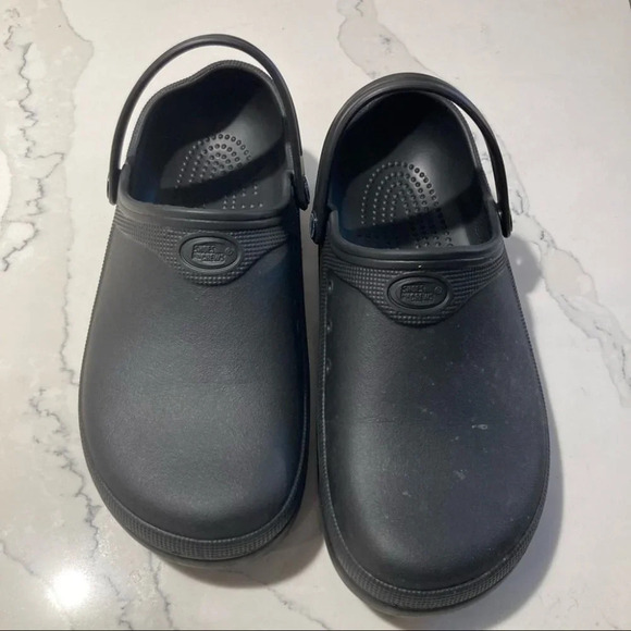 FROGGZ Sz 11 W Shoes for Crews Croc Style Comfort Slip On Clogs Unisex - Picture 3 of 11